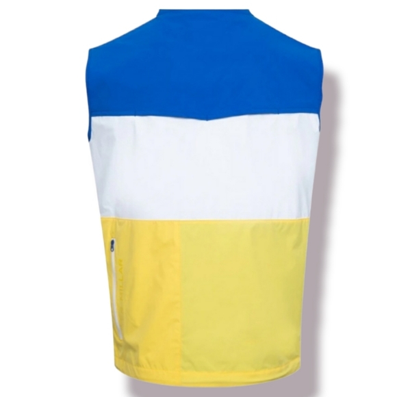 Peter Millar Sailing Vest in Nautilus Blue Multi Stripes Size 2XL - Picture 8 of 12